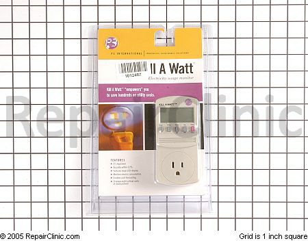 You just plug the Kill-a-Watt into the wall, then plug the appliance into 