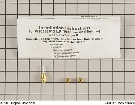Whirlpool gas dryer conversion kit-- click it to git it, Hoss