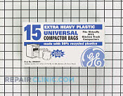 Trash Compactor Bags - Part # 2377 Mfg Part # WX60X1