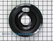 6 Inch Burner Drip Bowl - Part # 1552871 Mfg Part # W10290353