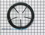 Grate, large burner (black model) - Part # 503035 Mfg Part # 3186564