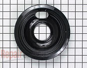6 Inch Burner Drip Bowl - Part # 1606676 Mfg Part # W10290353RW