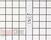 Nameplate - Part # 126951 Mfg Part # C8945004