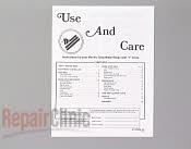 Owner's Manual - Part # 724481 Mfg Part # 8113P008-60