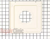Pan-burner,almond ,large , - Part # 494218 Mfg Part # 316011418