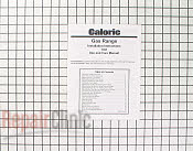 Owner's manual - Part # 356809 Mfg Part # 07709205