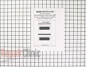 Owner's Manual - Part # 695313 Mfg Part # 71001994