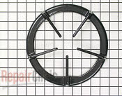 Grate, large burner (black model) - Part # 500754 Mfg Part # 3180921
