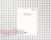 Manuals, Care Guides & Literature - Part # 327071 Mfg Part # 0061351