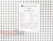 Manual, use & care - Part # 778782 Mfg Part # 74005263