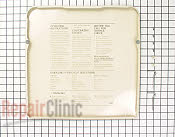 Washer Lid - Part # 490422 Mfg Part # 31314LP