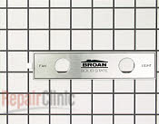 Name Plate - Part # 1172898 Mfg Part # S99090632