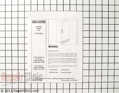 Parts Catalog (OEM)  5995303400