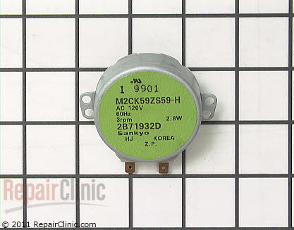 Turntable Motor 15QBP4102 Main Product View