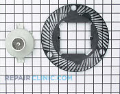 Wash Arm & Wash Arm Support - Part # 638449 Mfg Part # 5303943125