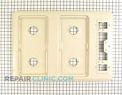 Metal Cooktop - Part # 431304 Mfg Part # 2001W083-84