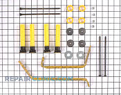 Shipping Bolt kit - Part # 638305 Mfg Part # 5303937142