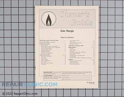 Manual, use & care 16007436        Main Product View