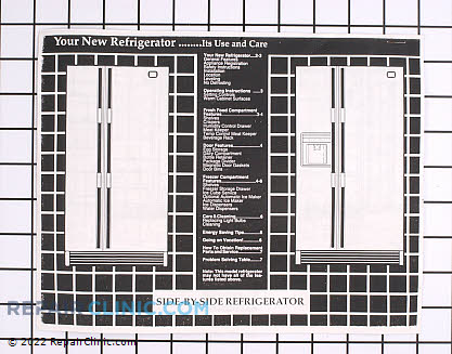 Manual, use & care 108429-3        Main Product View