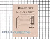 Manual, use & care - Part # 352332 Mfg Part # 06010233