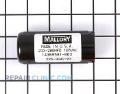 Capacitor - Part # 278247 Mfg Part # WH12X1041