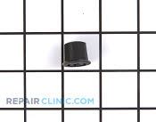 Knob, clock (black) - Part # 485142 Mfg Part # 308225B