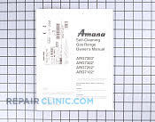 Manuals, Care Guides & Literature - Part # 503855 Mfg Part # 31898001