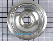 6 Inch Burner Drip Bowl - Part # 1471887 Mfg Part # W10196406