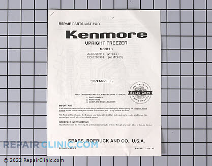 Parts Catalog (OEM)  3204236