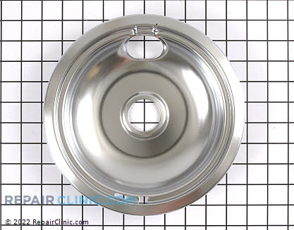 8 Inch Burner Drip Bowl W10196405RW Main Product View