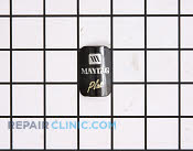 Nameplate (blk) - Part # 664376 Mfg Part # 61002447