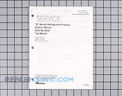 Mnl svc base-refrige - Part # 219914 Mfg Part # RS1000001