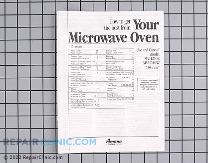Owner's Manual C8940825 Main Product View
