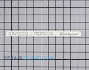 Instruction label - Part # 1246126 Mfg Part # Y313439