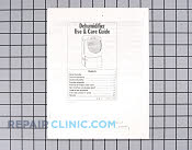 Use and care guide - Part # 191622 Mfg Part # LIT1172401