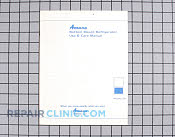 Owners manual - Part # 103707 Mfg Part # A1051807