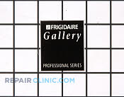 Nameplate - Part # 450832 Mfg Part # 218395401