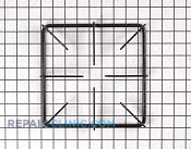 Black grate - Part # 258010 Mfg Part # WB31M6