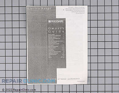 Owner's manual 316000278 Main Product View