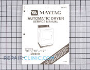 Repair Manual - Part # 1243163 Mfg Part # Y056284