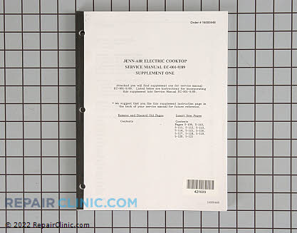 Manual, service-no refund 16000448 Main Product View