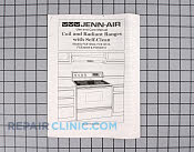 Manual, use & care - Part # 422028 Mfg Part # 16007428