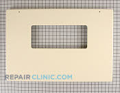 Oven door panel-almond - Part # 262956 Mfg Part # WB56K5148