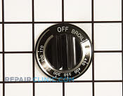 Thermostat Knob - Part # 256502 Mfg Part # WB3K5115
