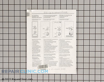 Owner's Manual 23230260N004 Main Product View