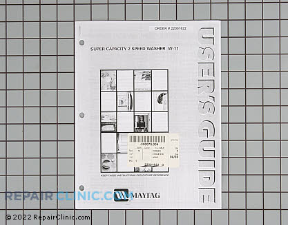 Manual, use & care 22001622 Main Product View
