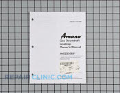 Owners manual (akgd3 - Part # 501493 Mfg Part # 31817801