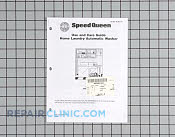Manual, use & care - Part # 541852 Mfg Part # 36731