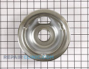 8 Inch Burner Drip Bowl - Part # 587128 Mfg Part # 4389591