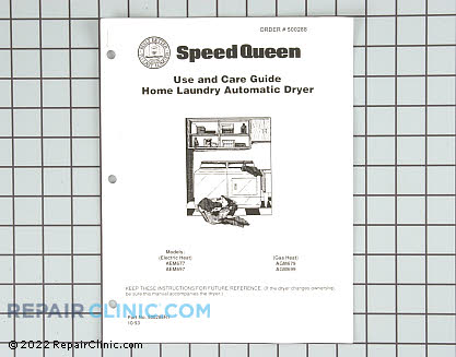 Owners manual 500288 Main Product View